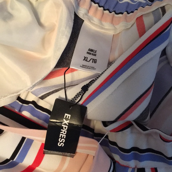 Express Ankle High Rise Pants - Picture 5 of 8